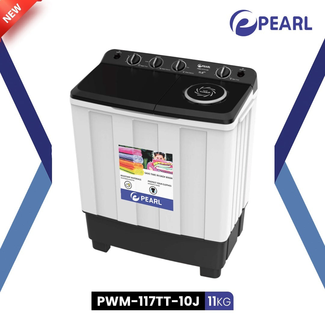 Pearl Twin Tub Semi Automatic Washing Machine - 11KG
