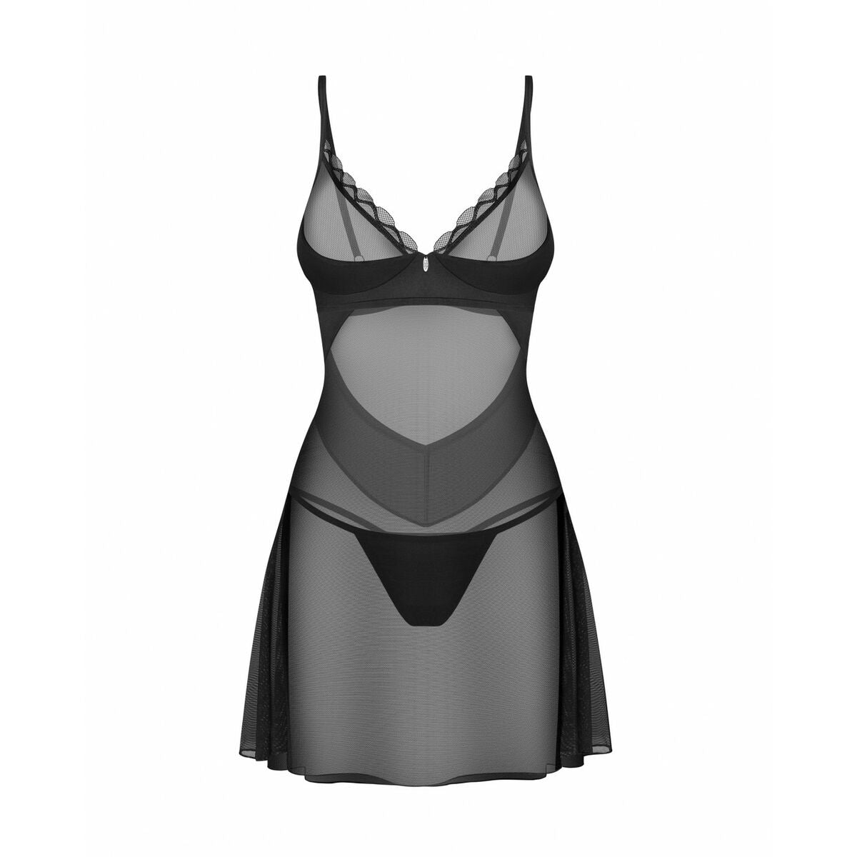 Babydoll Obsessive XXL/XXXL Black