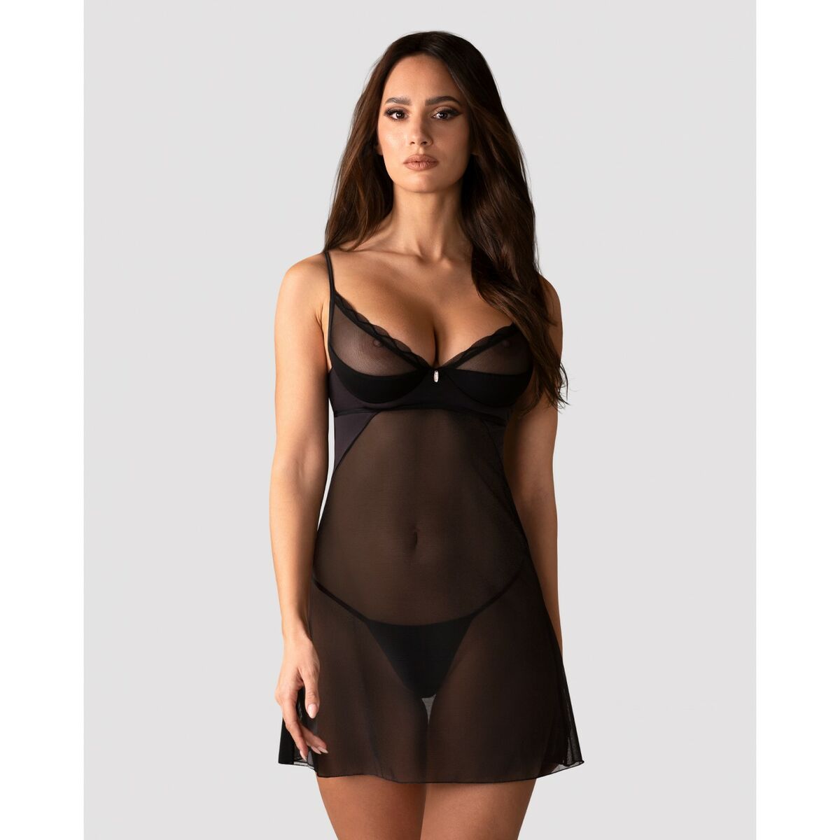 Babydoll Obsessive XXL/XXXL Black