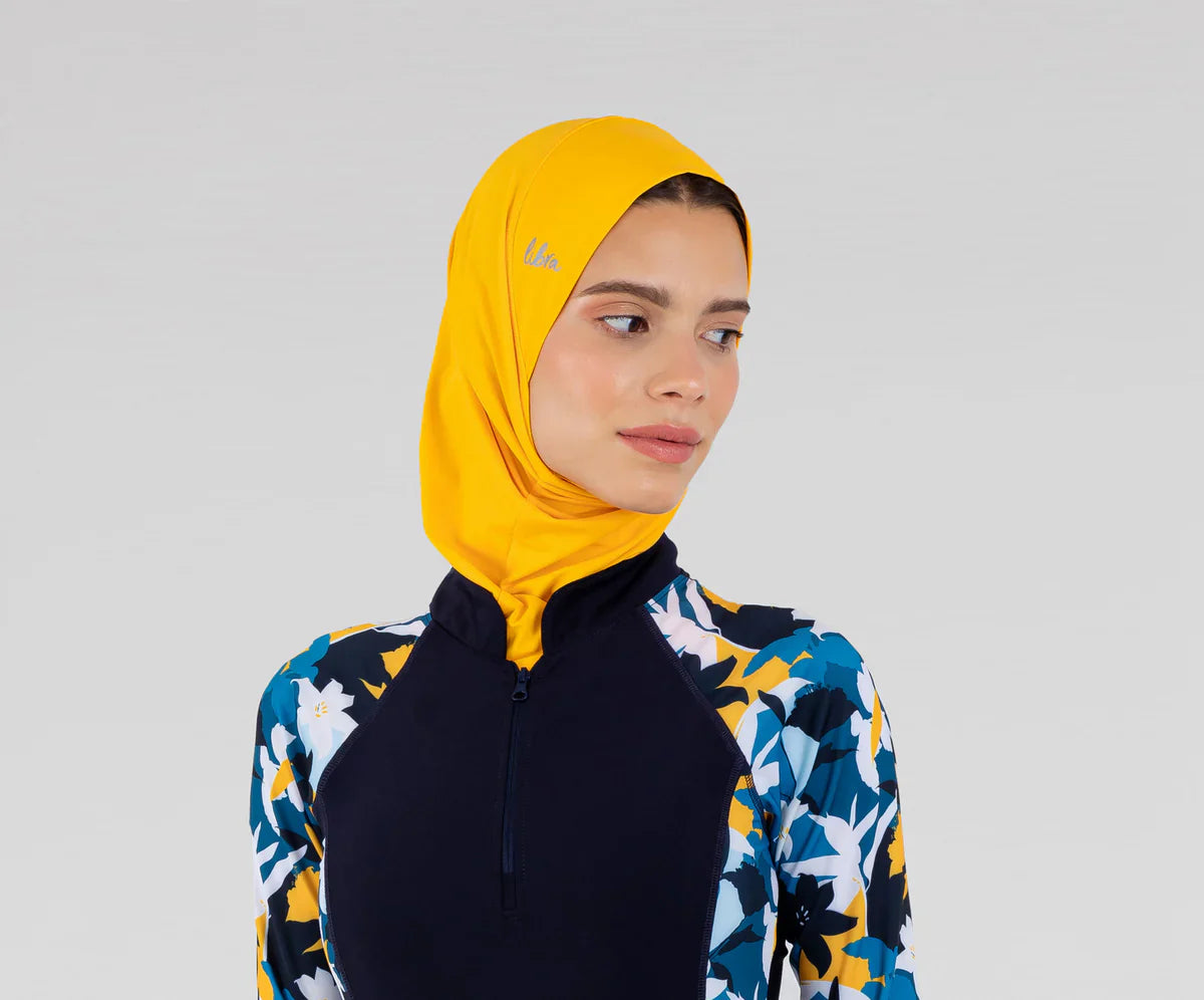 Ultra-Fit Swim Hijab - Mango Yellow