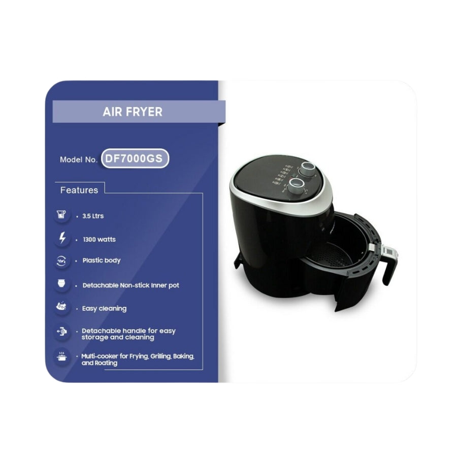 Nasco 3.5Ltrs Multi Cooker Airfryer