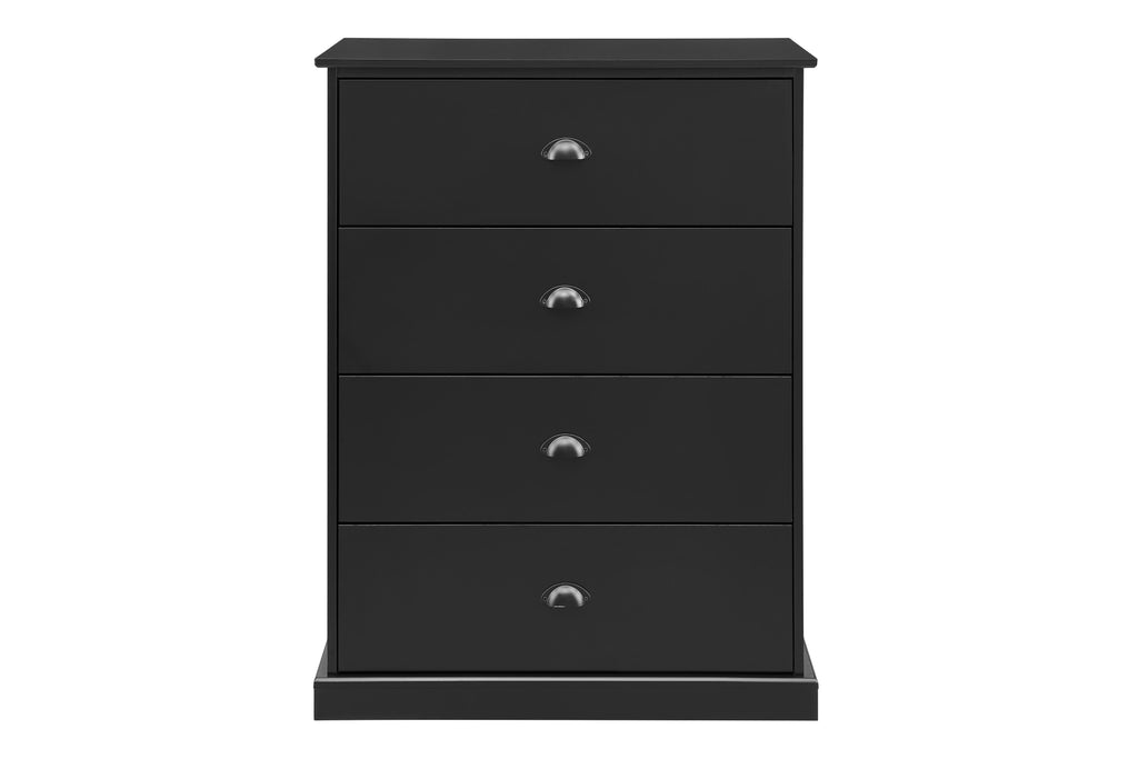 NNEKGE Hampton Chest of Drawers (Black)