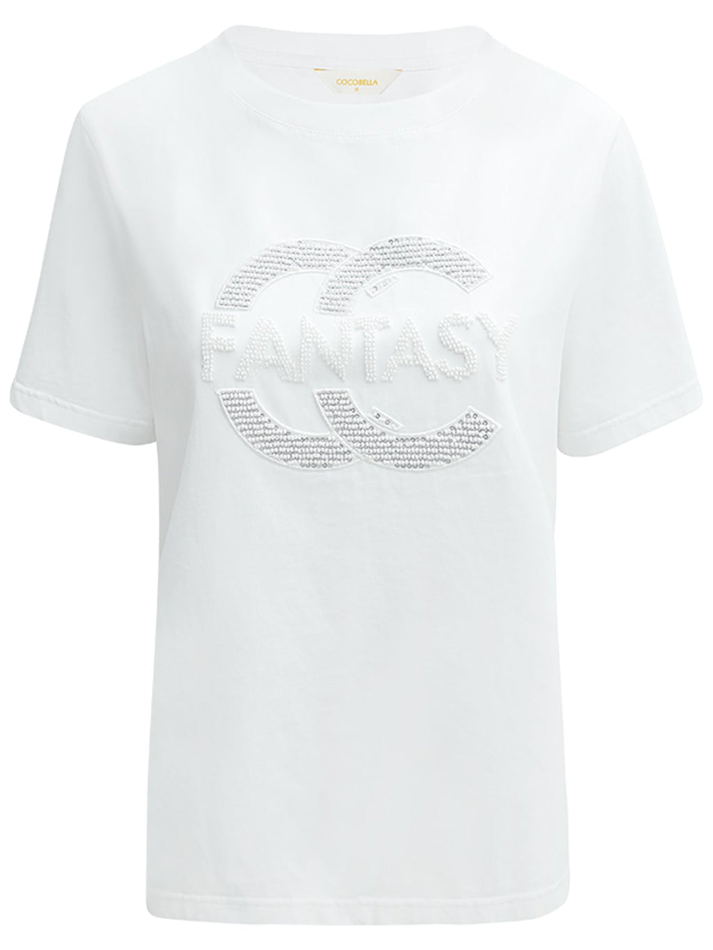 FANTASY White Short-sleeve Cotton Tee