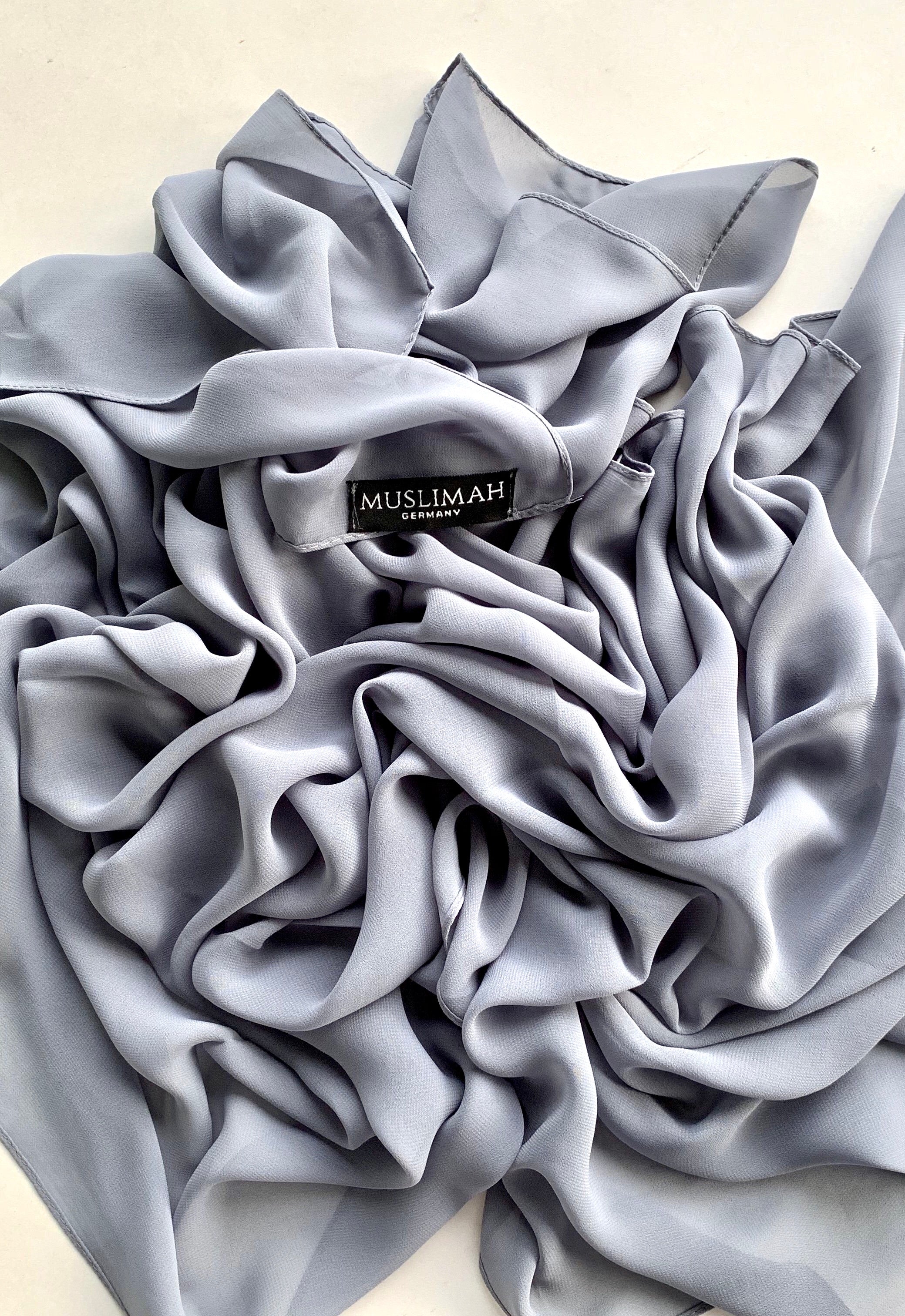 Light Grey Premium Chiffon Hijab