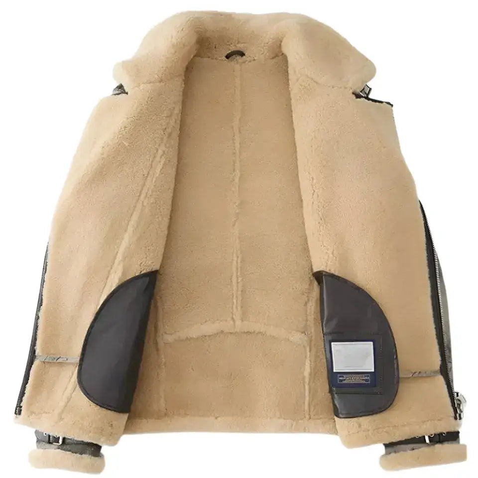 Men’s B3 Flight Aviator Shearling Jacket