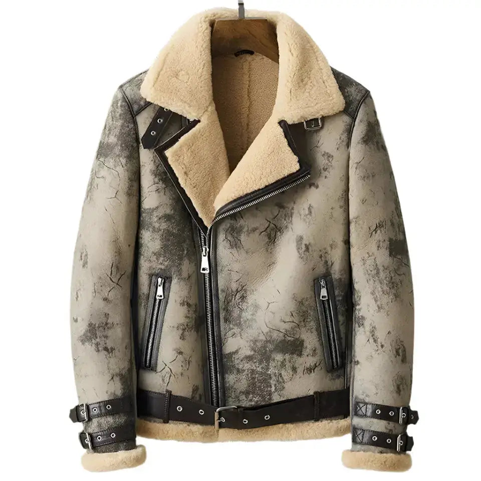 Men’s B3 Flight Aviator Shearling Jacket