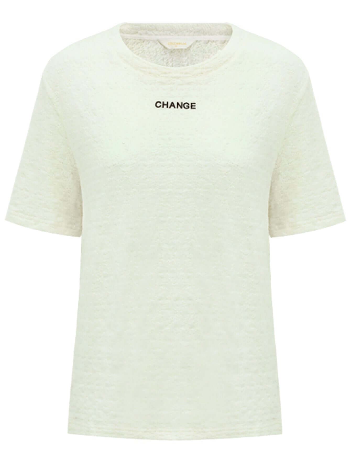 Printed Ivory Tee